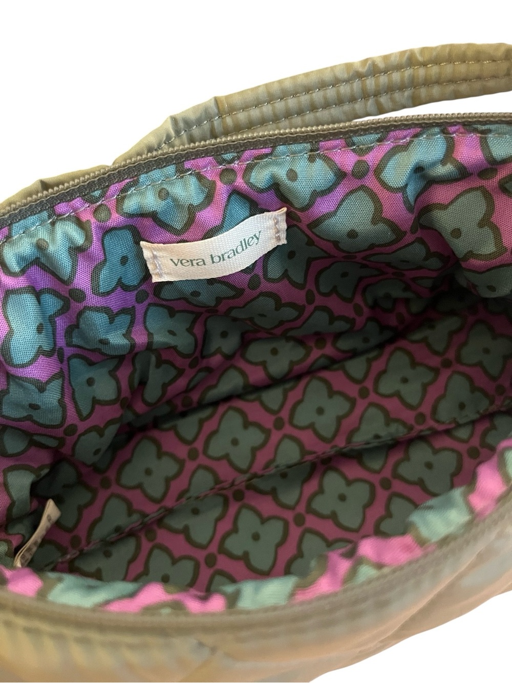 Vera Bradley Mini Slouchy Crossbody bag - Quilted Green - NWT - Picture 2 of 3